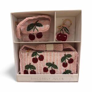 Sincerely Jules Beaded Cherry Bag Set